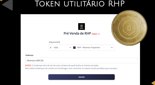 img:Pré-venda: token utilitário RHP